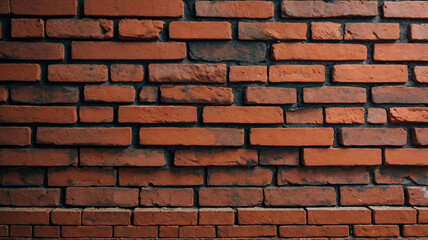 Fototapeta premium High Resolution Image of Red Brick Wall Texture for Architectural and Home Design Inspiration