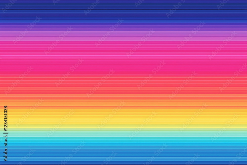 Poster vibrant linear rainbow gradient pattern showcasing seamless color transitions in high resolution for