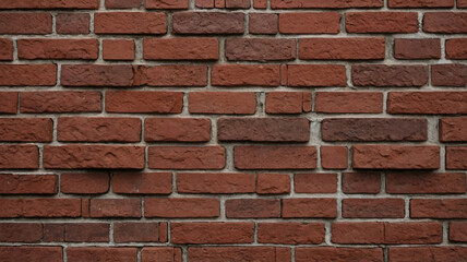 Fototapeta premium Red Brick Textured Wall Background Ideal for Use in Interior Design and Exterior Construction Projects