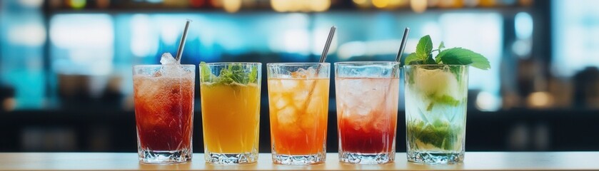 A juice bar offers fresh and nutritious drink options.