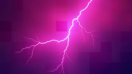Mystical Magenta Lightning Strikes