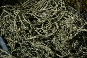 hemp rope twine production flax cotton factory vintage twine cord spool thread