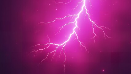 Fierce Lightning on Magenta Hues