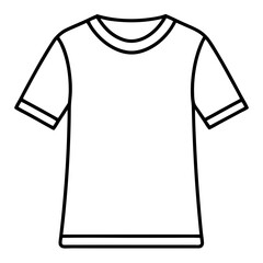 Stylish Line Art t short Vector Design