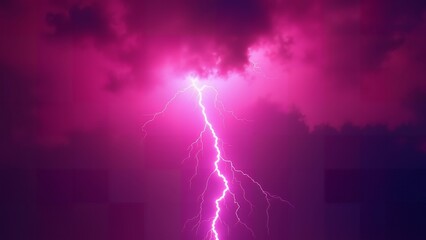 Shocking Magenta: Random Lightning Strikes