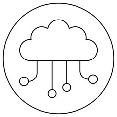 Cloud Computing Icon, The Future in the Cloud Unlocking the Power of Cloud Computing, Cloud Revolution Transforming Businesses with Scalable Solutions