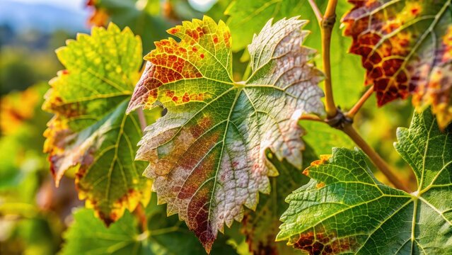 Control grapevine powdery mildew (Uncinula/Erysiphe necator) effectively with targeted treatments; see candid photos for visual aid.