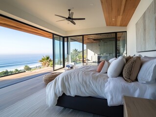 Cozy Ocean View Bedroom