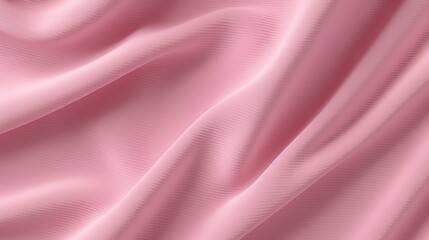 Obraz premium Soft Pink Elastic Knitted Fabric Textured Background Ideal for Fashion and Interior Design Projects
