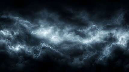 Obraz premium Dark Blue Night Sky with Glowing Stars