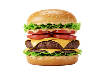Buger PNG - Transparent Background File.