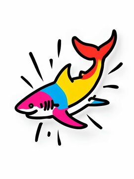 Shark fish a marine ocean predator under water hunting carnivore wild aquatic fierce animal with big teeth, requin, tiburon, hai, squalo  
