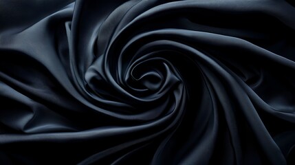 Fototapeta premium Dark Blue Swirling Fabric Texture