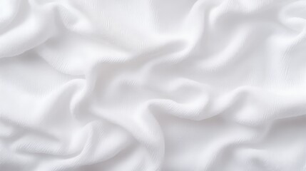 Obraz premium Soft and Smooth Clean White Towel Texture for Background or Design in High Resolution with Nice Draping and Subtle Pattern