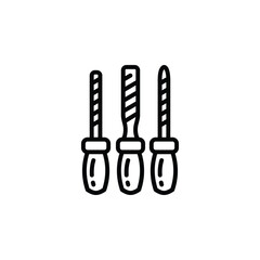 rasp icon. Thin linear style design isolated on white background