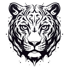 Obraz premium Tiger Animal Freedom World Wildlife Wonder Vector Graphic
