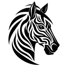Obraz premium Zebra Animal Freedom World Wildlife Wonder Vector Graphic