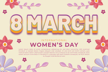 Happy Women's Day 8 March
