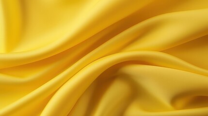 Obraz premium Soft and Smooth Yellow Fabric Texture Suitable for Backgrounds in Various Design Projects and Creative Endeavors