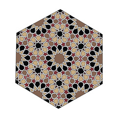 Seamless Islamic pattern. Background vector illustration. Seamless girih pattern. Traditional Islamic Design. Mosque decoration element. Seamless geometric pattern. Morocco seamless vector pattern