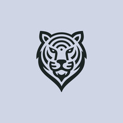 vector tiger head