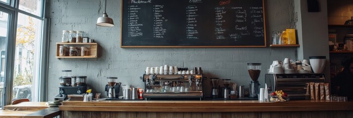 A menu board at a cafe with chalk-written specials and prices