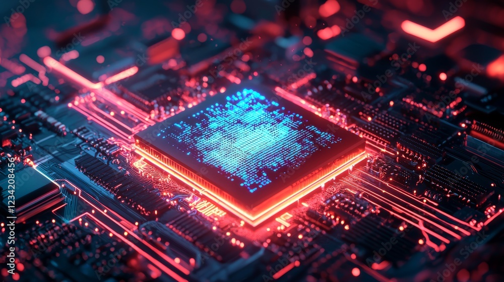 Aufkleber exploring the future of technology a glimpse into circuitry
