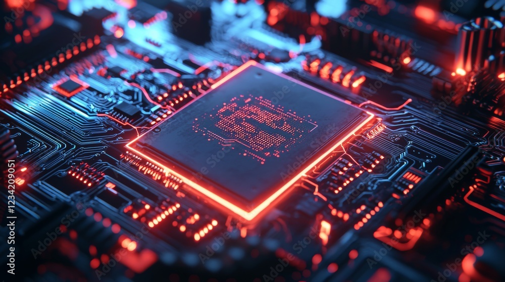 Aufkleber exploring the intricacies of computer chip technology