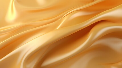 Obraz premium Elegant Golden Abstract Background with Flowing Silky Texture for Modern Design Projects and Creative Applications
