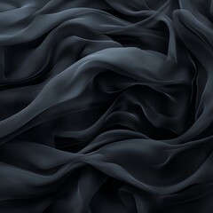 Obraz premium Dark Grey Fabric Draped Texture Background