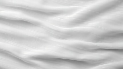 Soft White Cotton Cloth Texture with Gentle Waves and Natural Look for Background and Design Elements in Various Projects