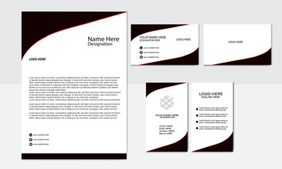 Brand Identity design similar and professional stationary design  