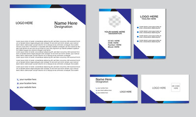 Simple style and modern Brand Guidelines, Brand identity Template.