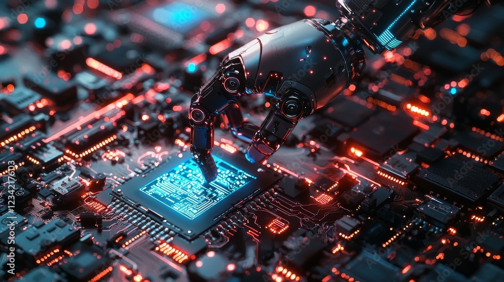 Aufkleber exploring the future of robotics and technology