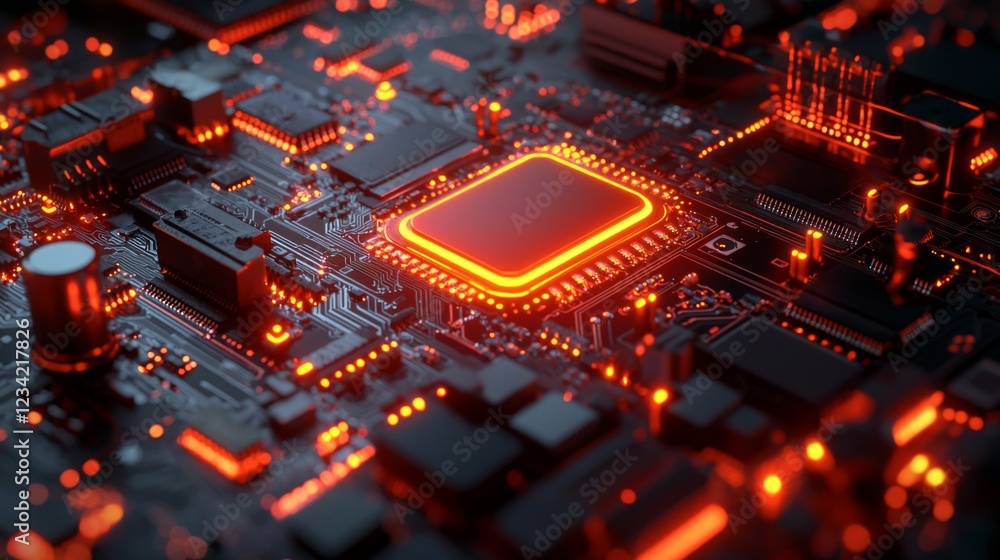 Poster exploring the intricacies of modern microprocessors