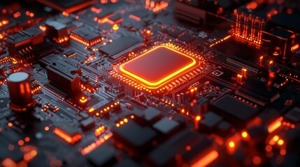 Obraz premium Exploring the Intricacies of Modern Microprocessors