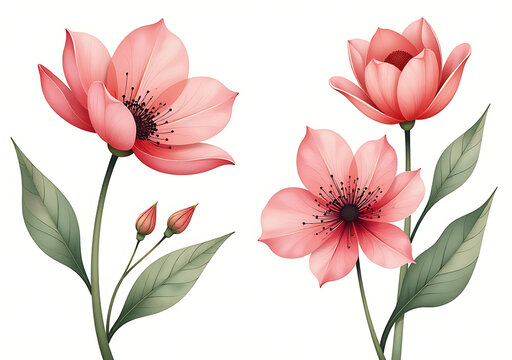 big flowers watercolor fabrics weddings invitations decorations various styles like fashion romance