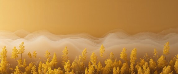 Mustard misty smooth background