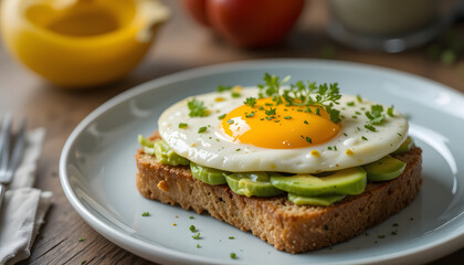 Avocado Egg Toast