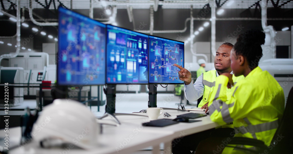 Poster Engineer Operators Using Scada System