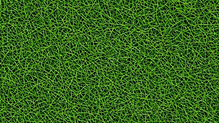 Intricate green grass texture, abstract natural background, vibrant green foliage, detailed interwoven stems, nature pattern, seamless design.