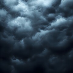 Obraz premium Dark Storm Clouds with Lightning