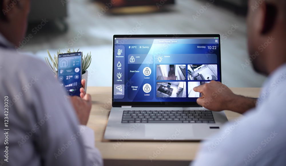 Poster smart security system and cctv camera