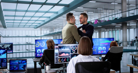 Man Mediates Office Conflict Between Angry Colleagues