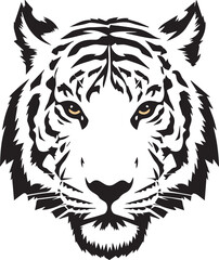 tiger logo design and vector