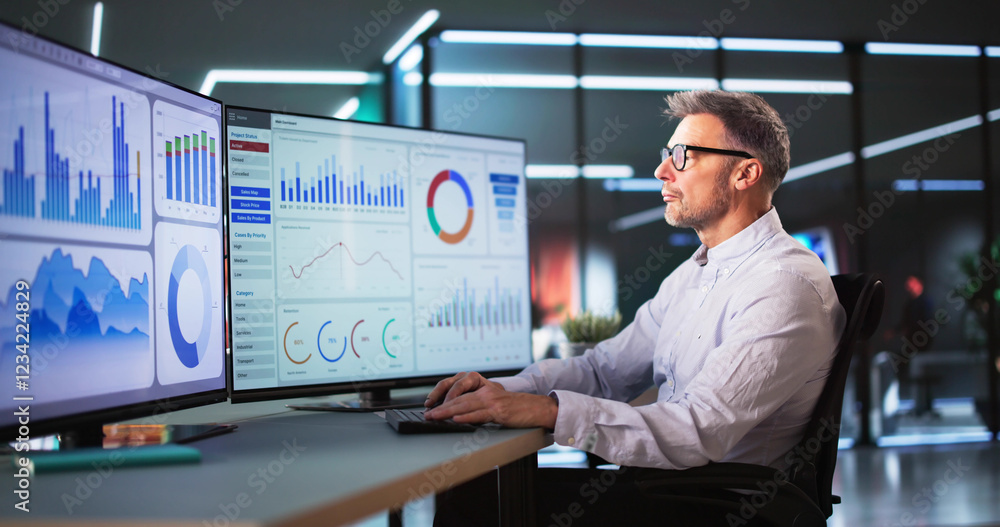 Poster Data Analyst Using Data Analytics KPI
