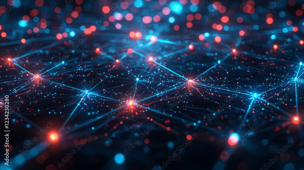 Poster exploring the intricacies of digital networks