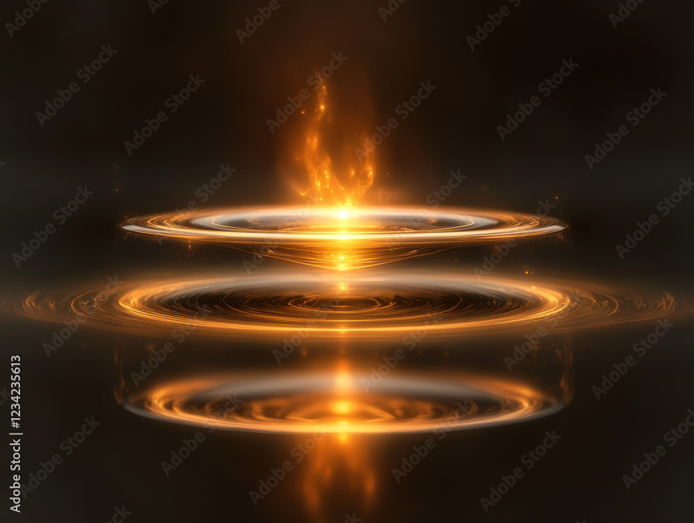 Aufkleber quantum teleportation experiment showcases dematerialization and reappearance of particles symbolizi