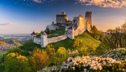 The castle holds stories waiting to be discovered.  