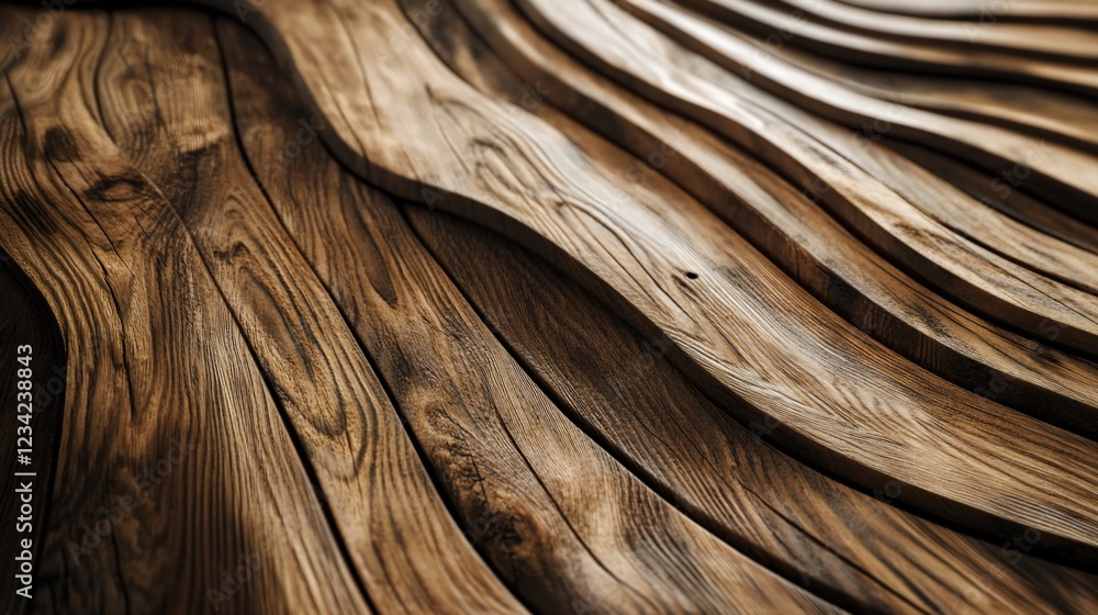 Poster wavy wood grain pattern abstract background with detailed texture for graphic design